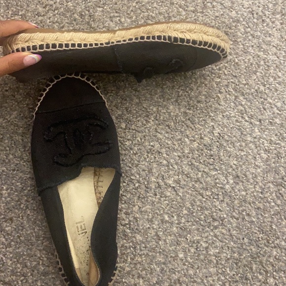 Chanel Black Classic Canvas Espadrilles. - Picture 7 of 7